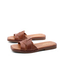Ciabattina in pelle da donna