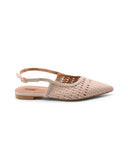 Ballerina slingback intrecciata donna