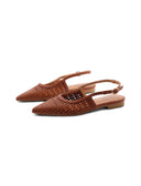 Ballerina slingback intrecciata donna