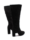 Stivale in tessuto con zip donna