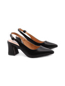 Décolleté slingback a punta da donna