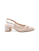 Décolleté slingback intrecciata donna