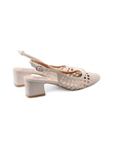 Décolleté slingback intrecciata donna