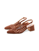 Décolleté slingback intrecciata donna