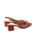 Décolleté slingback intrecciata donna