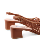 Décolleté slingback intrecciata donna