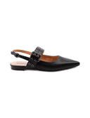 Ballerina slingback a punta da donna