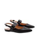Ballerina slingback a punta da donna