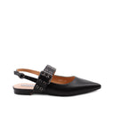 Ballerina slingback a punta da donna