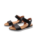 Sandalo flat in pelle da donna