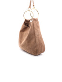 Sarzana borsa scamosciata da donna